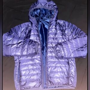 Navy Blue Puffer Jacket